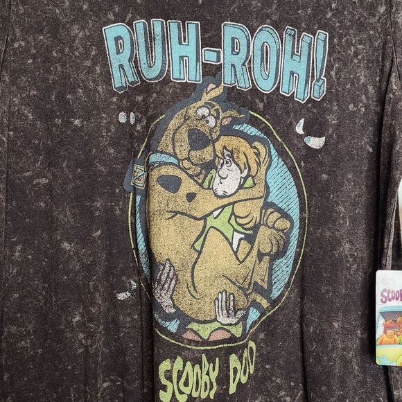 2X 18W 20W Torrid Grey Scooby Doo Shaggy Tee Minwral Wash Jersey Knit Shaggy - Picture 5 of 9